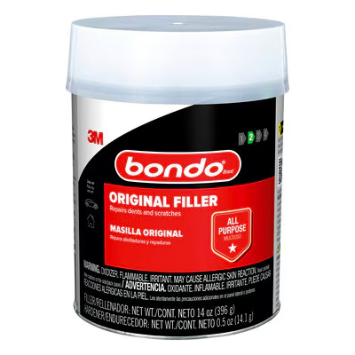 Bondo Original Filler OR-PT-ES, 14 oz (396.89 g), 8/Case