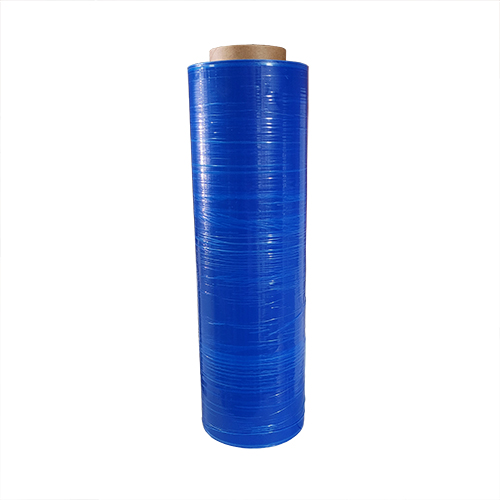 WP BLU15 - Identi Film Handwrap, Blue, 80 Gauge, 15 in x 1500 ft, 4 rolls per case