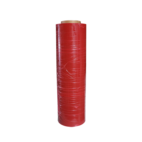 WP RED18 - Identi Film Handwrap, Red, 80 Gauge, 18 in x 1500 ft, 4 rolls per case