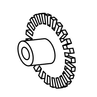 TDA080P605 Encoder Wheel Assembly