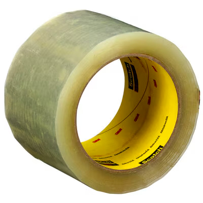 Scotch High Tack Box Sealing Tape 375+, Clear, 72 mm x 50 m