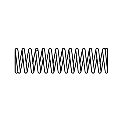 TDA080P238 Pressure Roller Spring (Top)