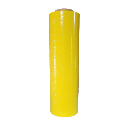 WP YEL18 - Identi Film Handwrap, Yellow, 80 Gauge, 18 in x 1500 ft, 4 rolls per case