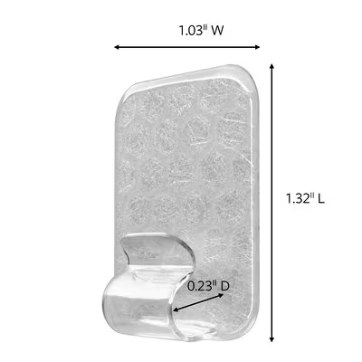 Command Adjustables Repositionable 1/2 lb Clips, 14 Clips, 30 Strips, 17840CLR-14ES