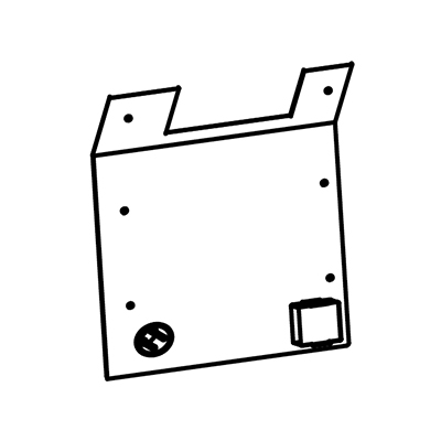 TDA080P207 Rear Panel Assembly